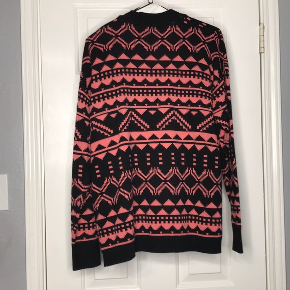 Pink and black cardigan - Picture 2 of 2